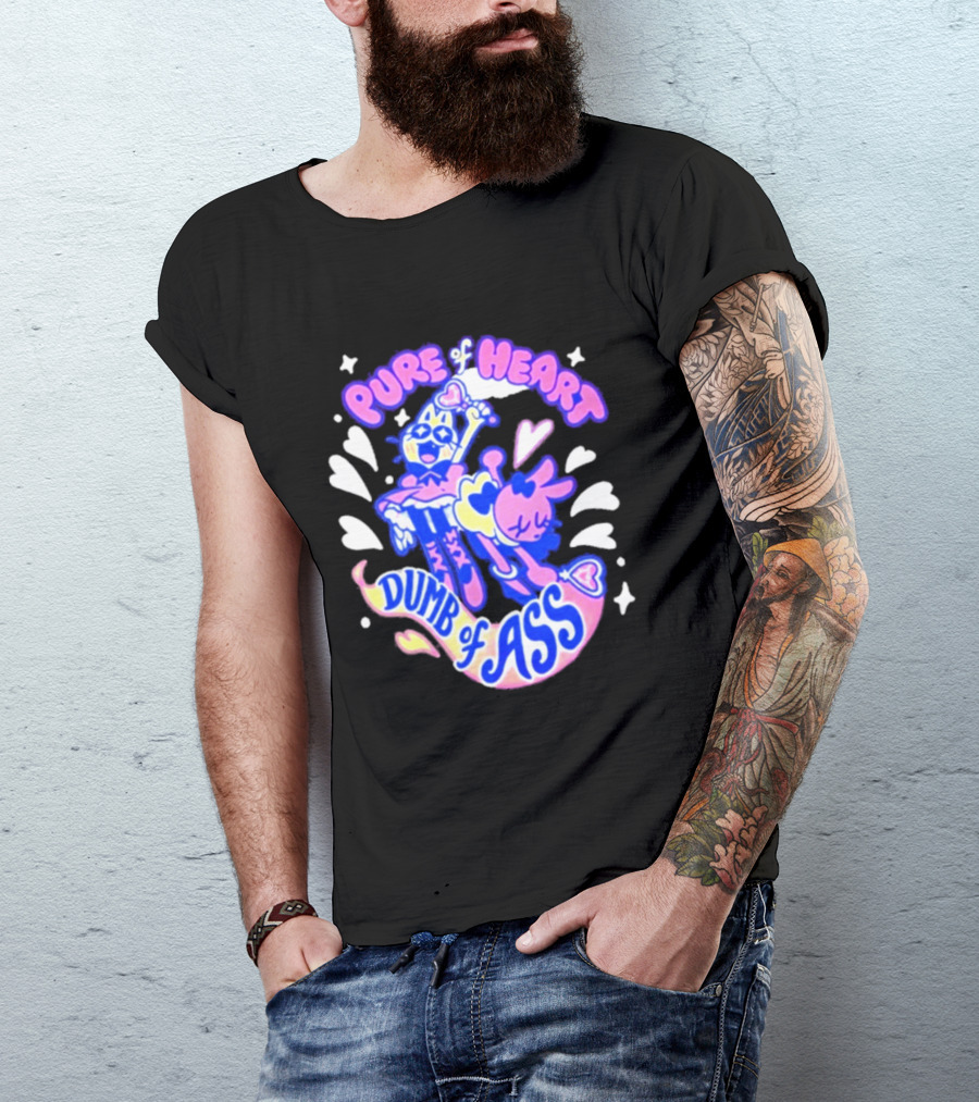 Pure Heart Dumb Of Ass Giraffalope Fun T-Shirt