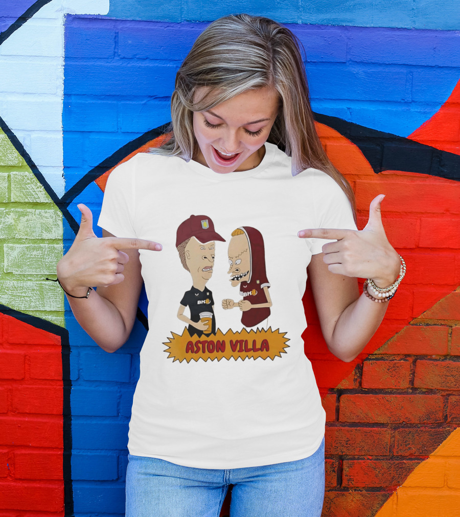 Aston Villa Beavis And Butt Head BK8 T-Shirt