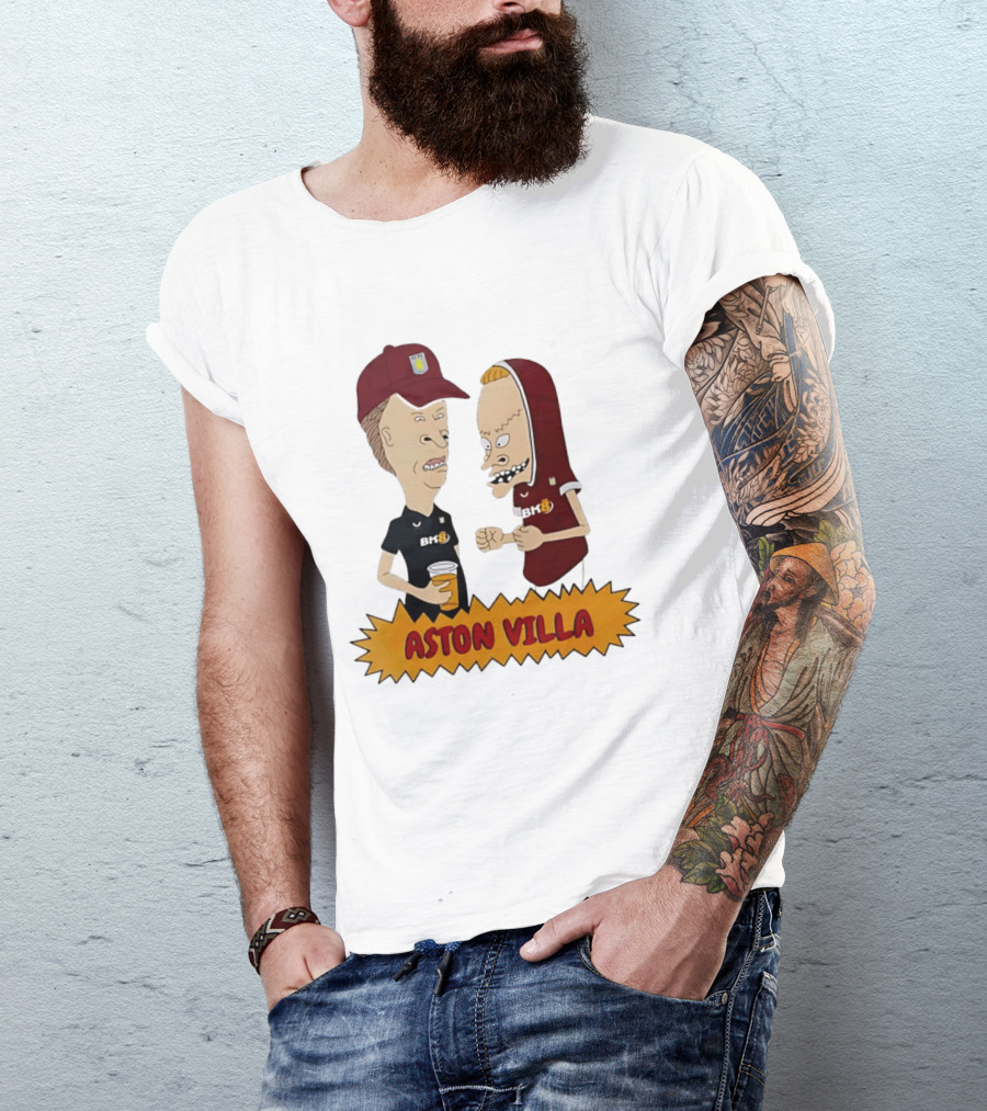 Aston Villa Beavis And Butt Head BK8 T-Shirt