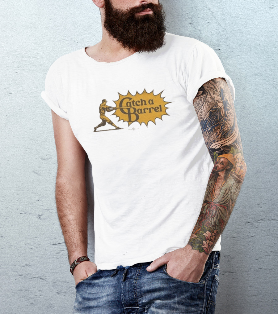 Jackson Merrill Catch A Barrel San Diego Padres Baseball T-Shirt