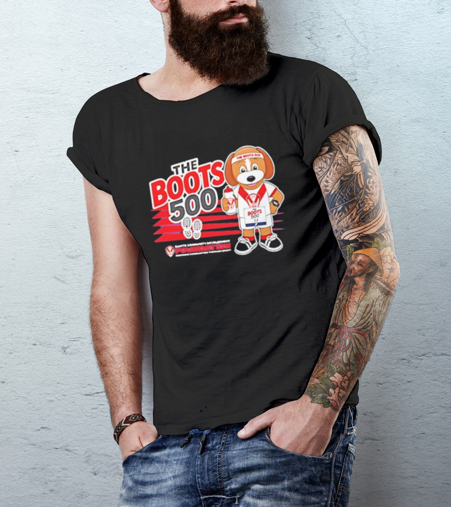 The Boots 500 Saints Community Development Foundation Adventures T-Shirt