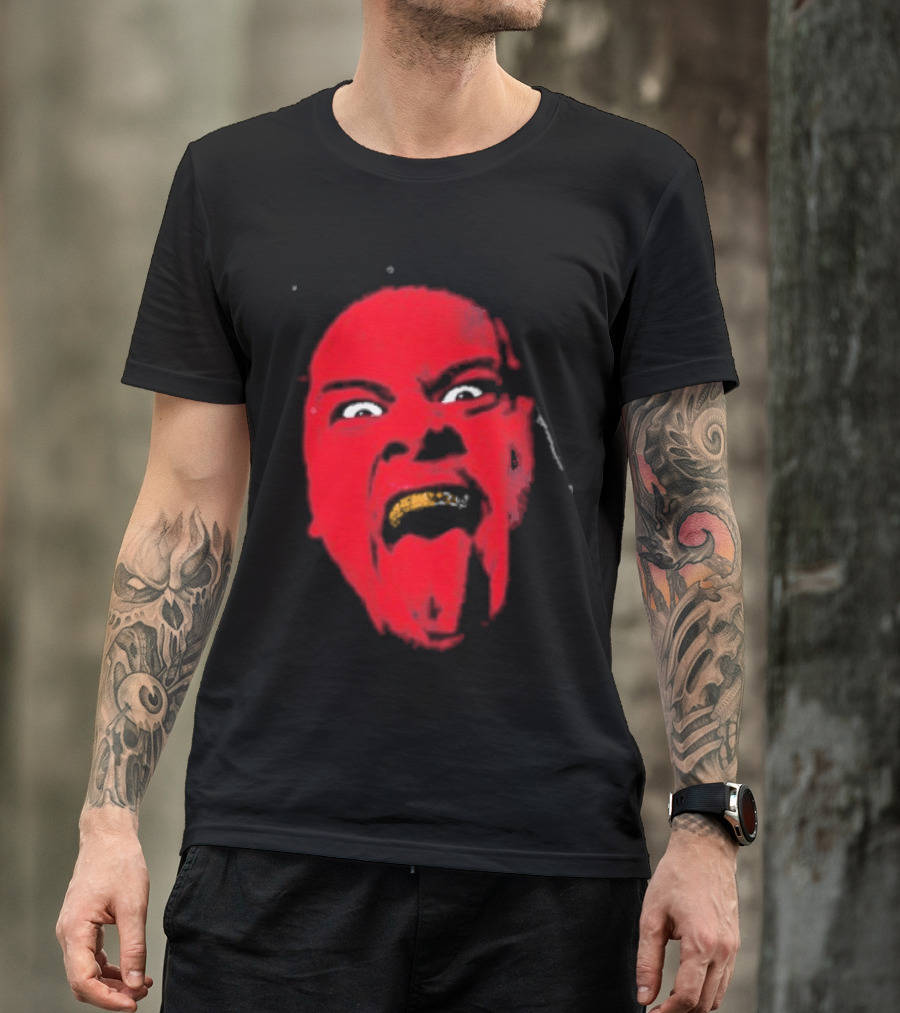 Zilla Fatu Distressed Wrestling Face T-Shirt