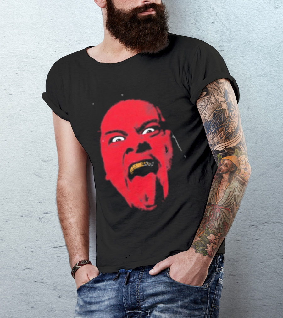 Zilla Fatu Distressed Wrestling Face T-Shirt
