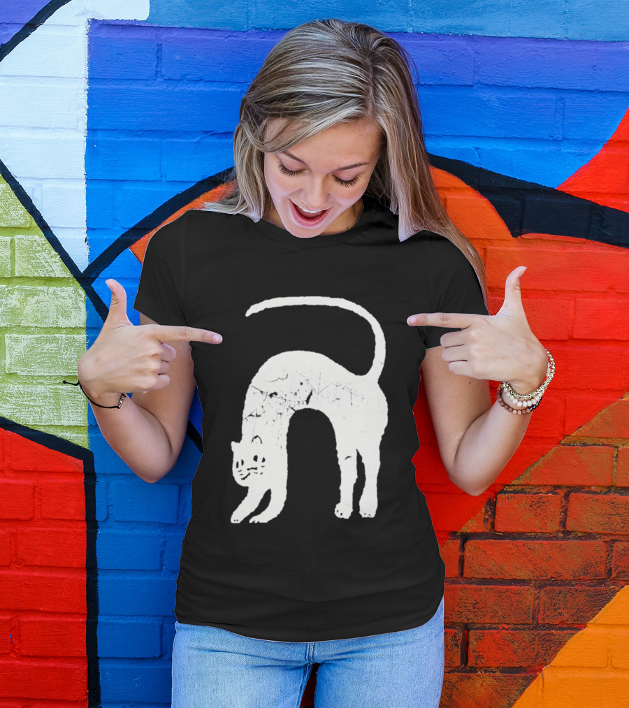 Angeltype Catvisu Arched Feline T-Shirt