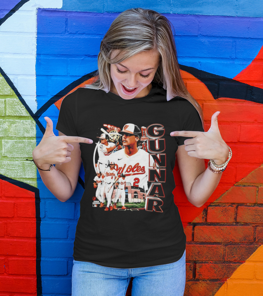 Gunnar Henderson Baltimore Orioles MLB 2026 Collage T-Shirt