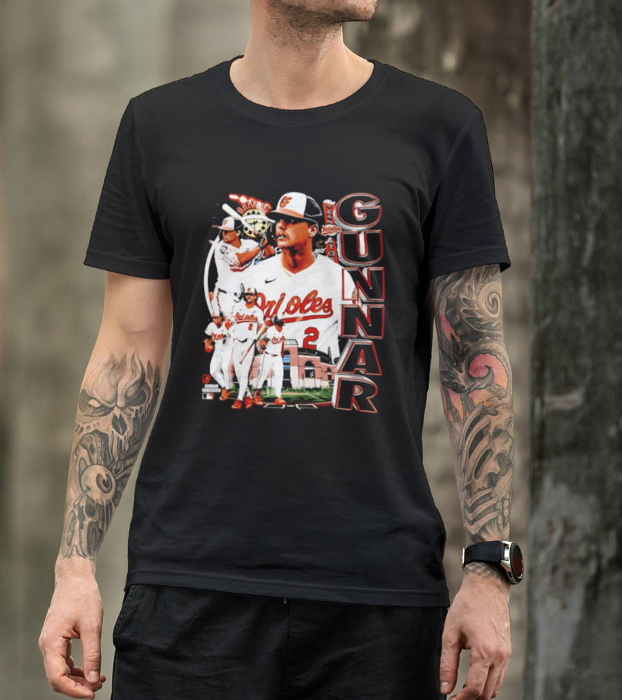 Gunnar Henderson Baltimore Orioles MLB 2026 Collage T-Shirt