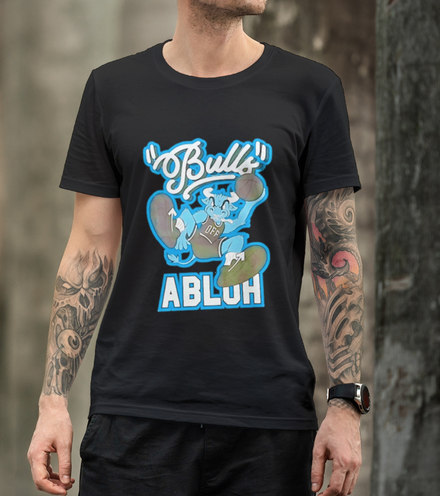 Bulls Abloh Off Basketball Slam Dunk T-Shirt