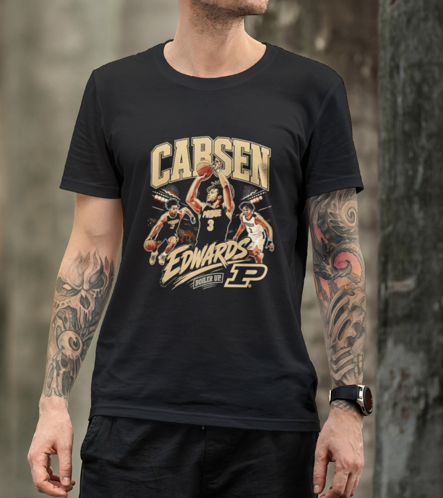 Carsen Edwards Boiler Up Purdue Boilermakers Basketball P Team 3 T-Shirt