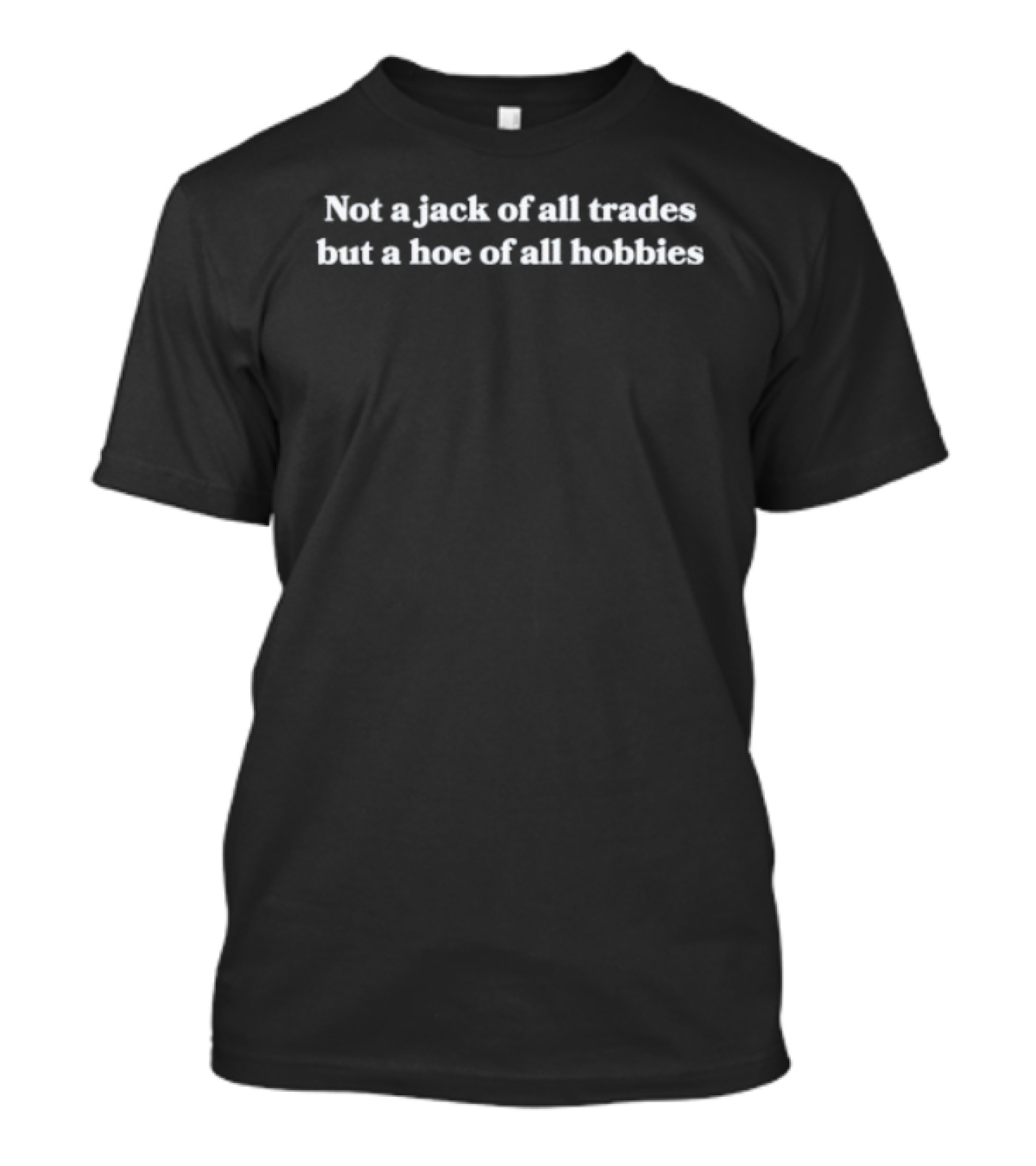 Not A Jack Of All Trades But A Hoe Of All Hobbies Fun T-Shirt