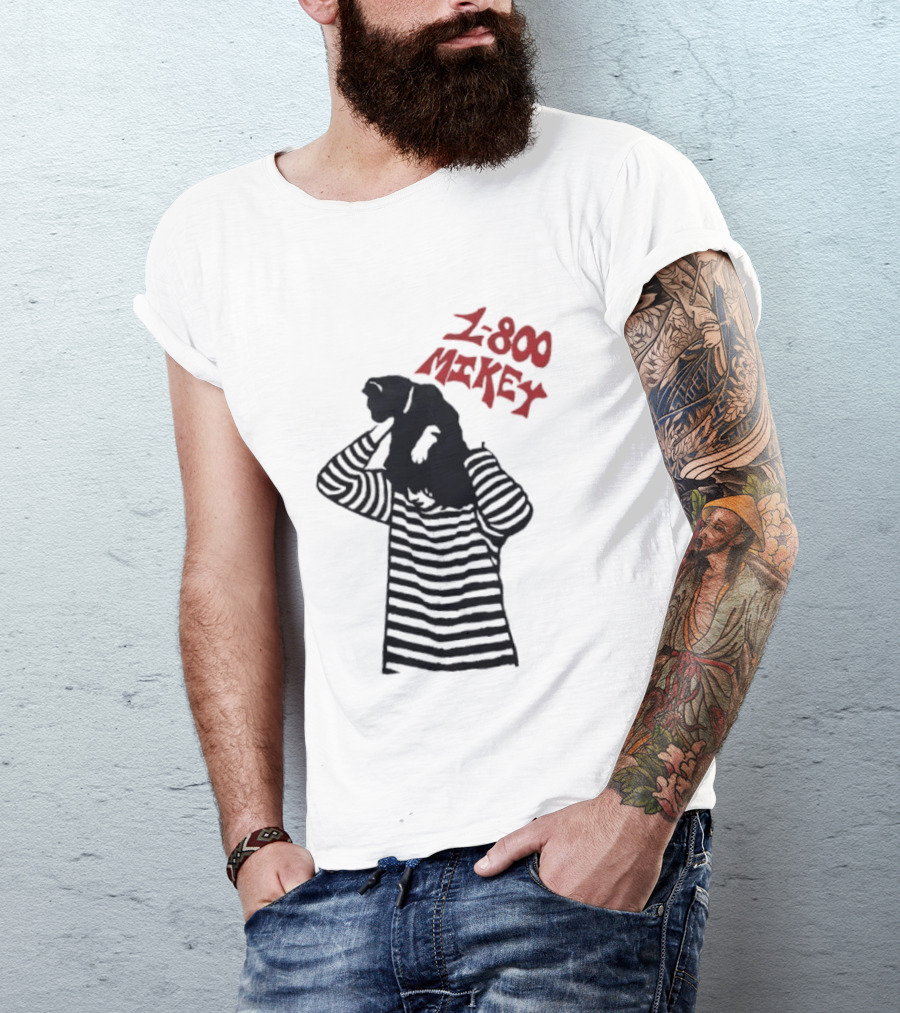 1 800 Mikey Striped Sweater T-Shirt