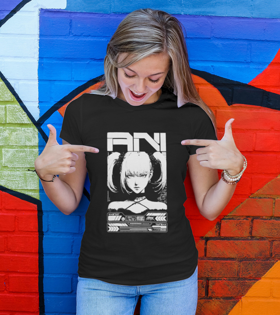 EN MANGA Anime Girl Cyberpunk Aesthetic Techwear T-Shirt