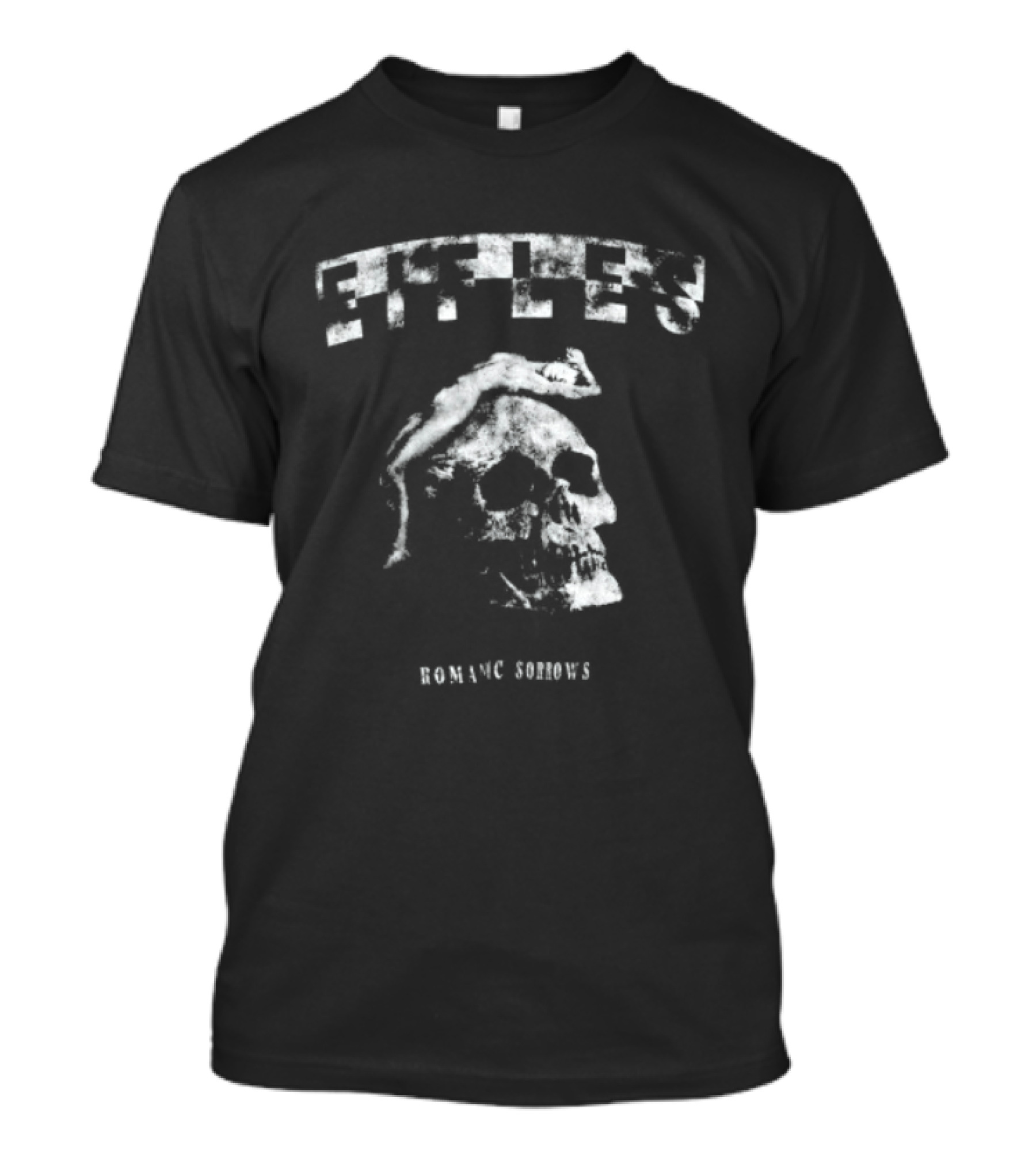 Eifles Romanc Sorrows Skull Gothic Dark T-Shirt