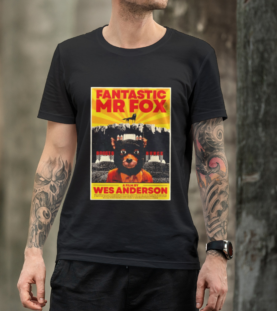 Fantastic Mr Fox Wes Anderson Film Boggis Bunce Bean Be An Animal T-Shirt