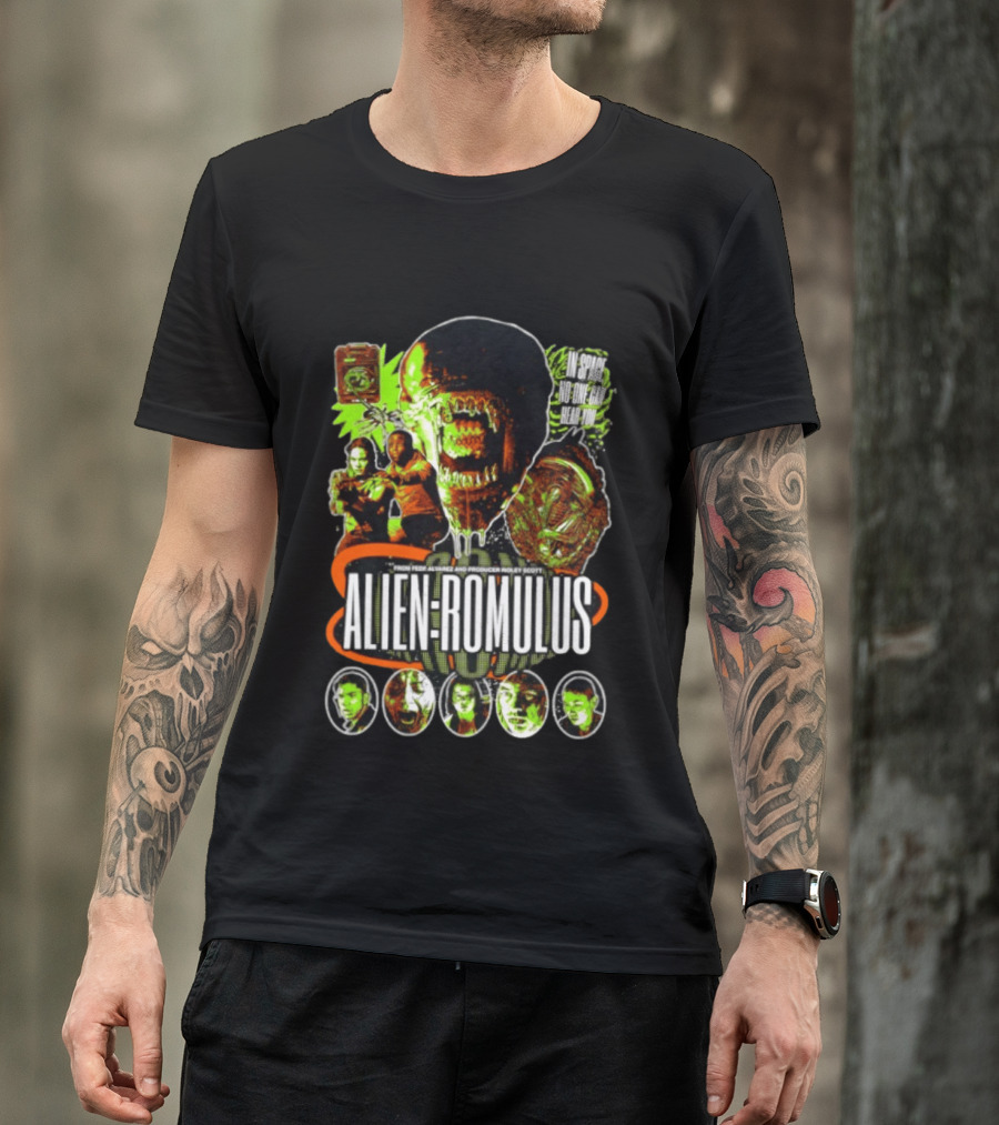 Alien Romulus Horror In Space No One Can Hear You T-Shirt