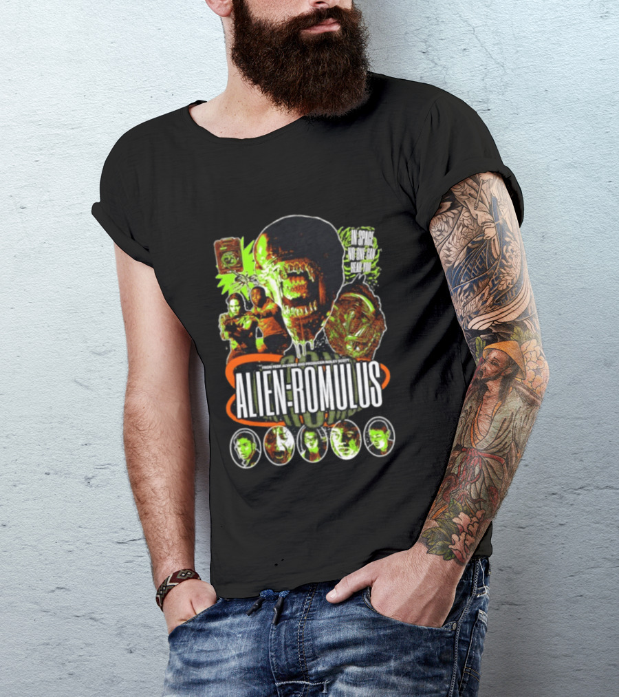 Alien Romulus Horror In Space No One Can Hear You T-Shirt