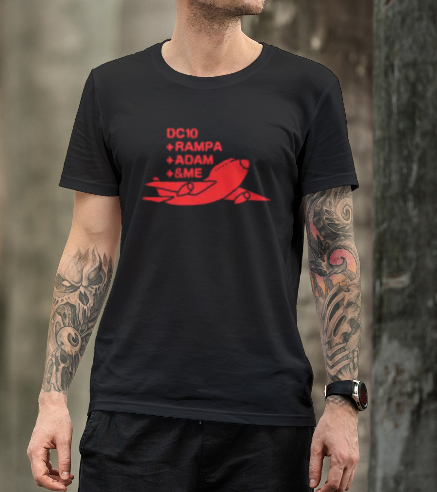 Keinemusik DC10 Rampa Adam &Me 2026 Airplane Collaboration T-Shirt