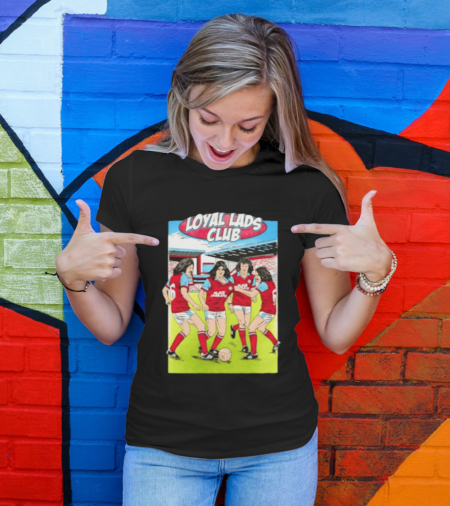 Loyal Lads Club Black Sabbath Heavy Metal Football Team Retro Comic T-Shirt