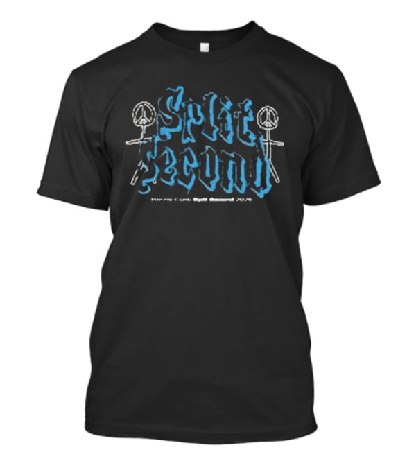 Renny Conti Split Second Peace Symbol Sticks T-Shirt