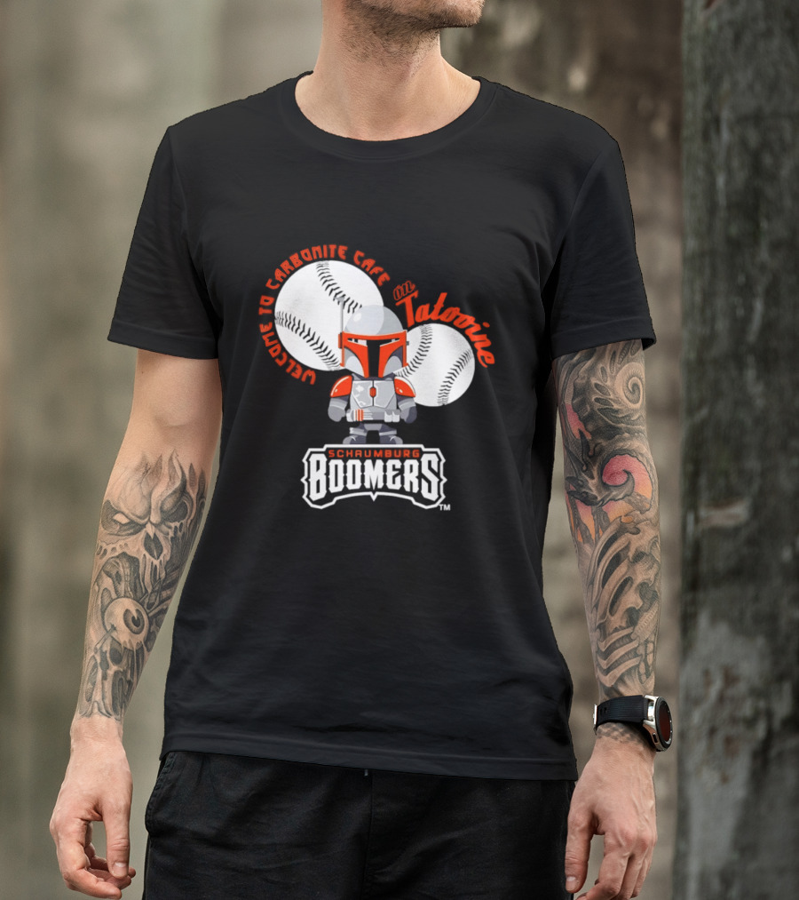 Schaumburg Boomers Welcome To Carbonite Cafe On Tatooine T-Shirt