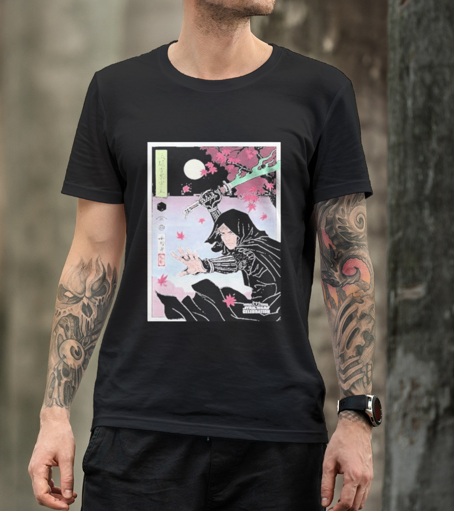 Star Wars Celebration Japan 2025 Luke Skywalker Samurai Art Final Reveal T-Shirt