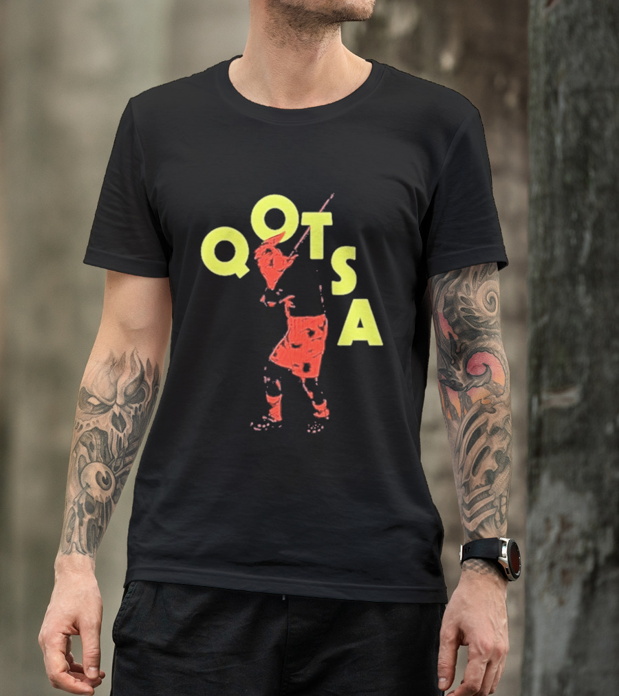 Queens Of The Stone Age QOTSA Executioner Bold Red Yellow T-Shirt