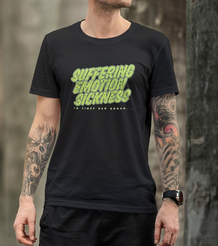 Suffering Emotion Sickness In Times New Roman Queens Of The Stone Age T-Shirt