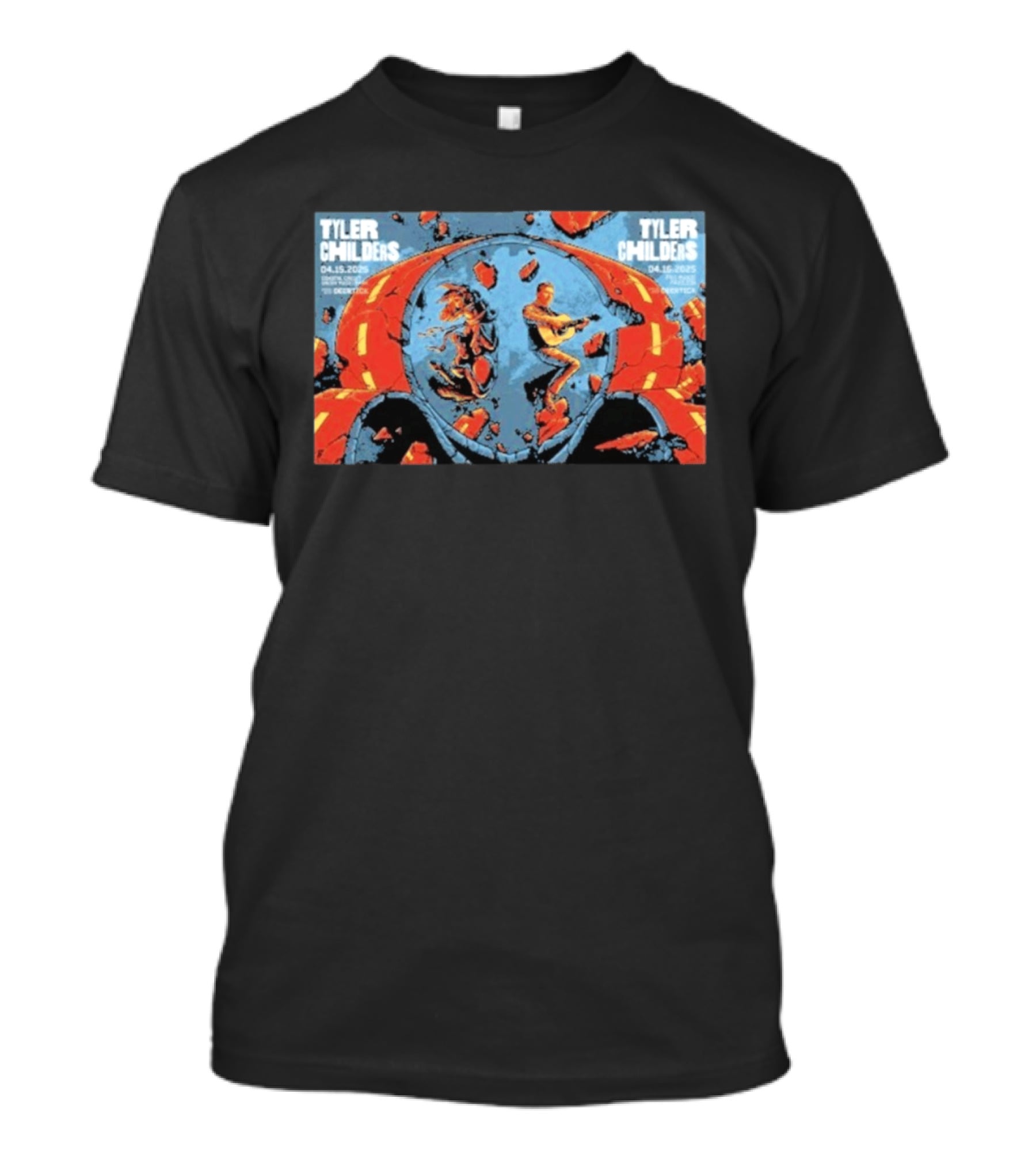 Tyler Childers April 16 2025 Red Rocks Amphitheatre Concert Event T-Shirt