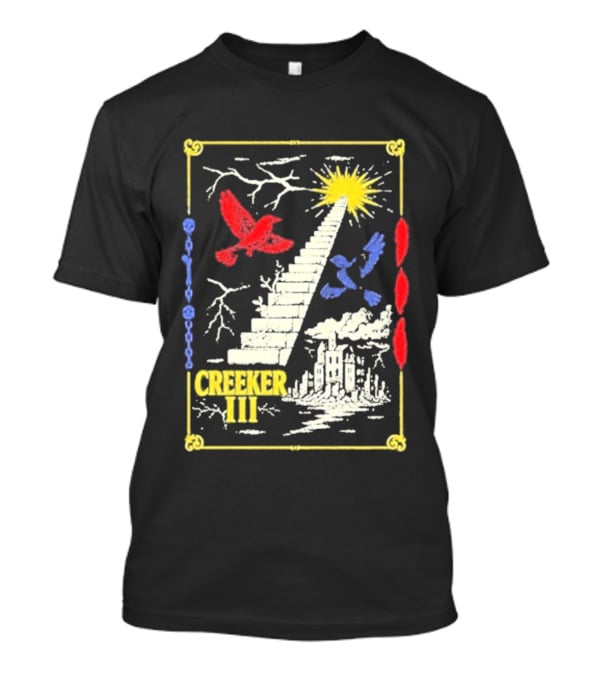 Creeker III Stairway To Sun With Red Bird And Blue Bird T-Shirt