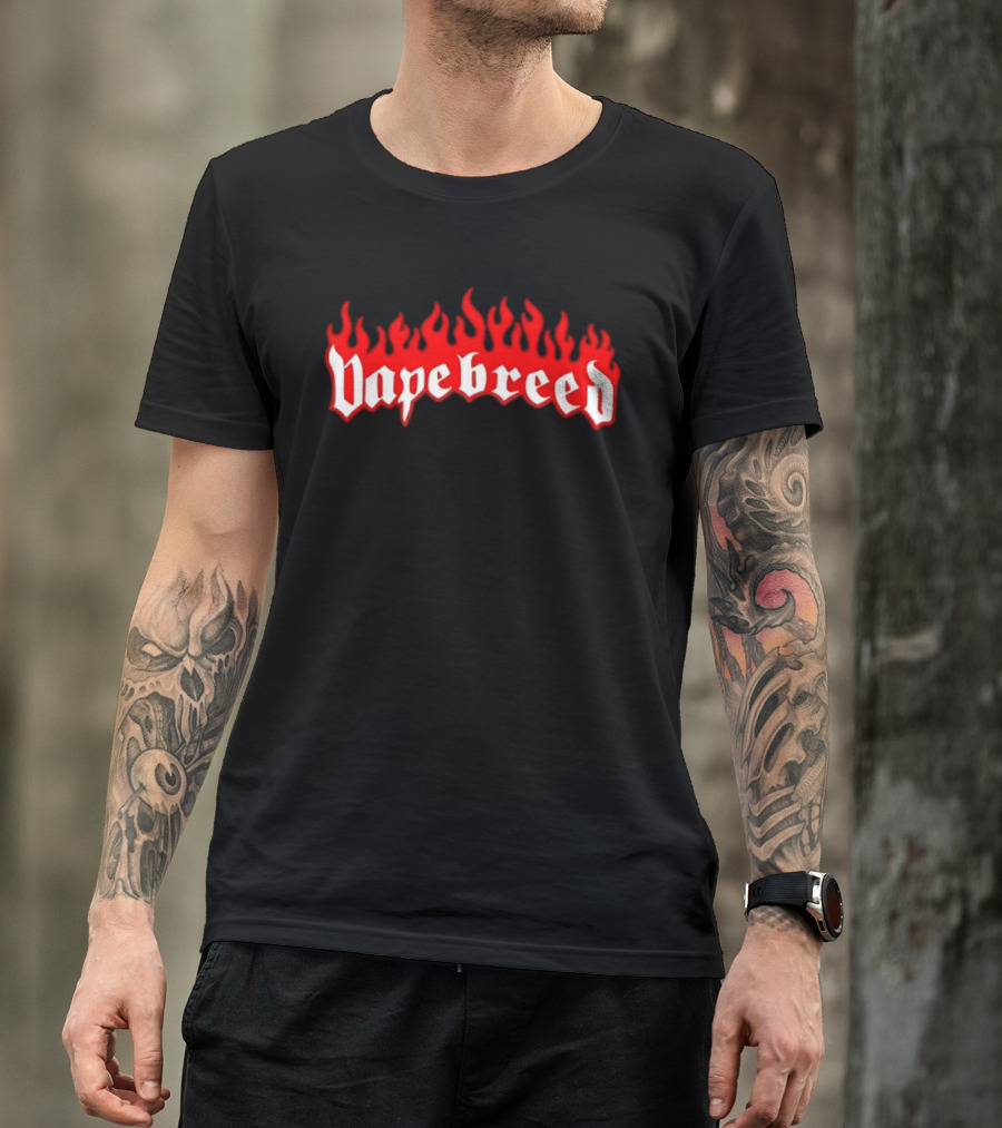 Vapebreed Flame Style Vapebreed Vaping Vape Culture T-Shirt