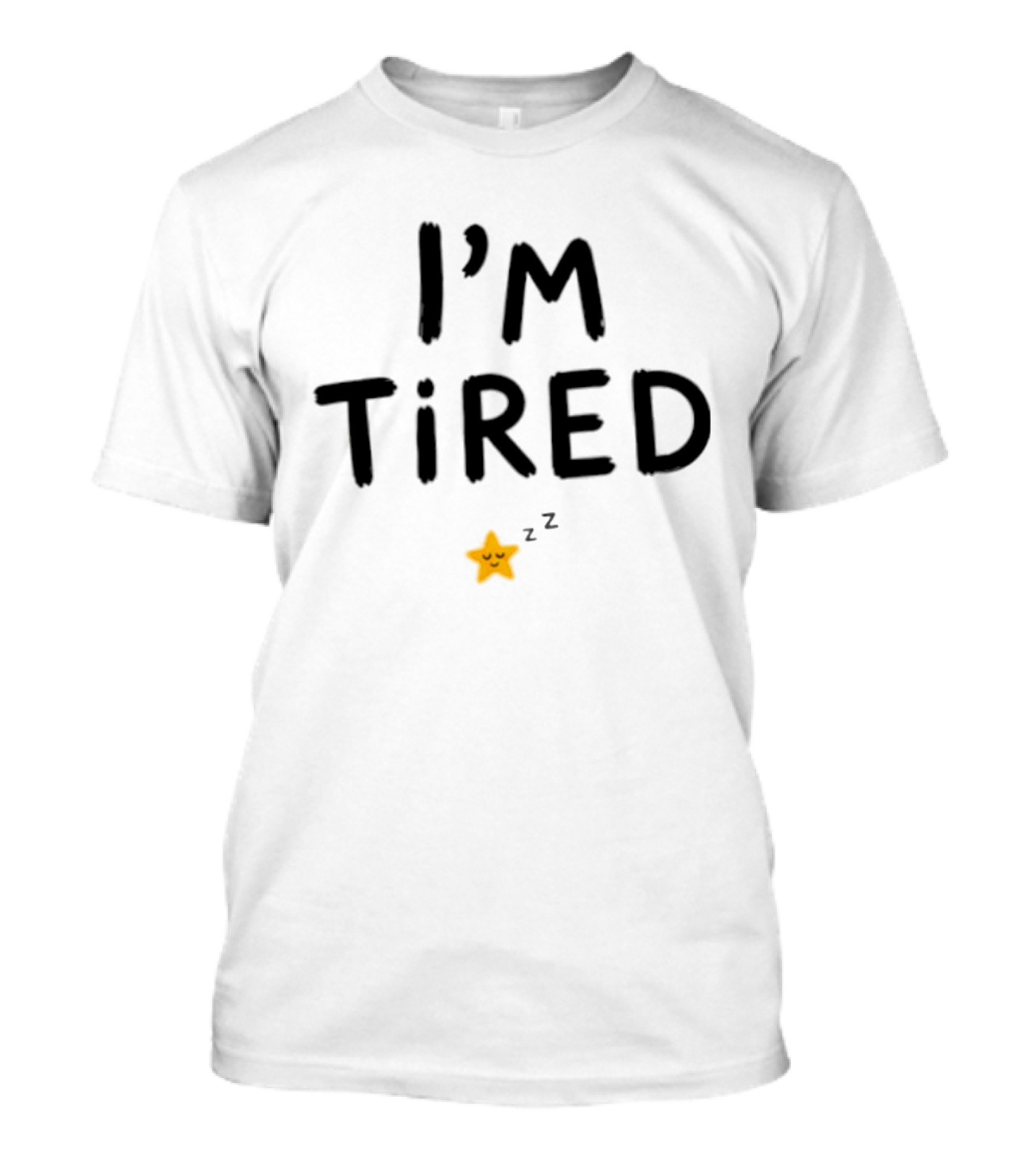 I'm Tired Sleepy Exhausted Star Mood Zzz T-Shirt