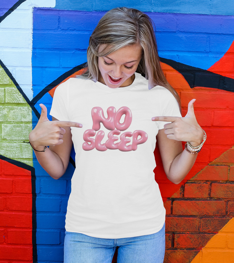 No Sleep Insomnia Exhausted Night Owl Aesthetic Drift Off Tired Mood T-Shirt