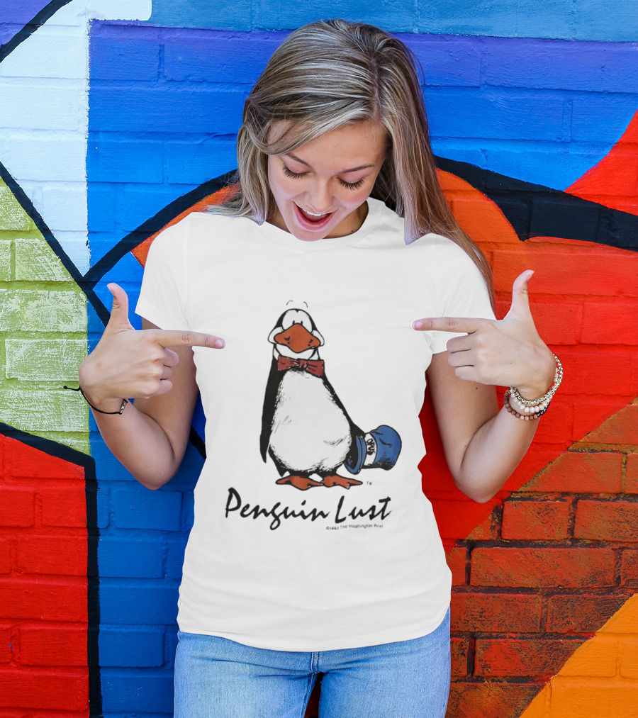 Opus The Penguin Lust 1983 Washington Post T-Shirt