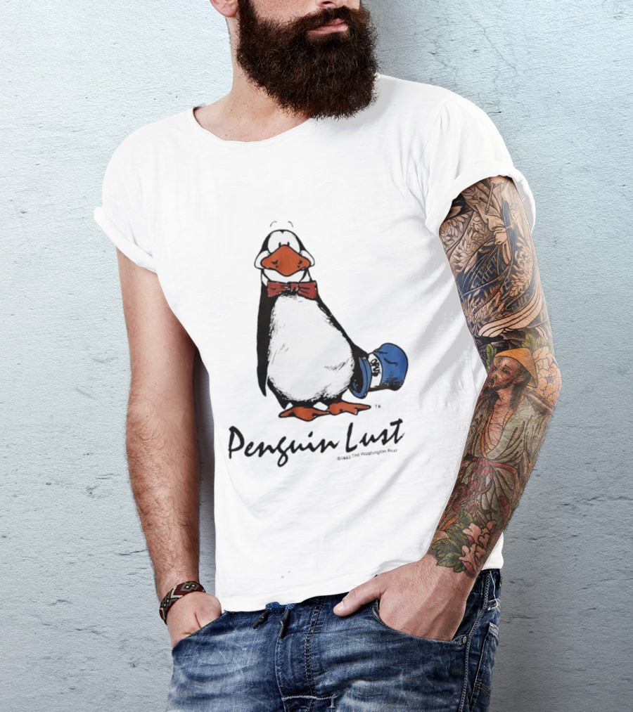 Opus The Penguin Lust 1983 Washington Post T-Shirt