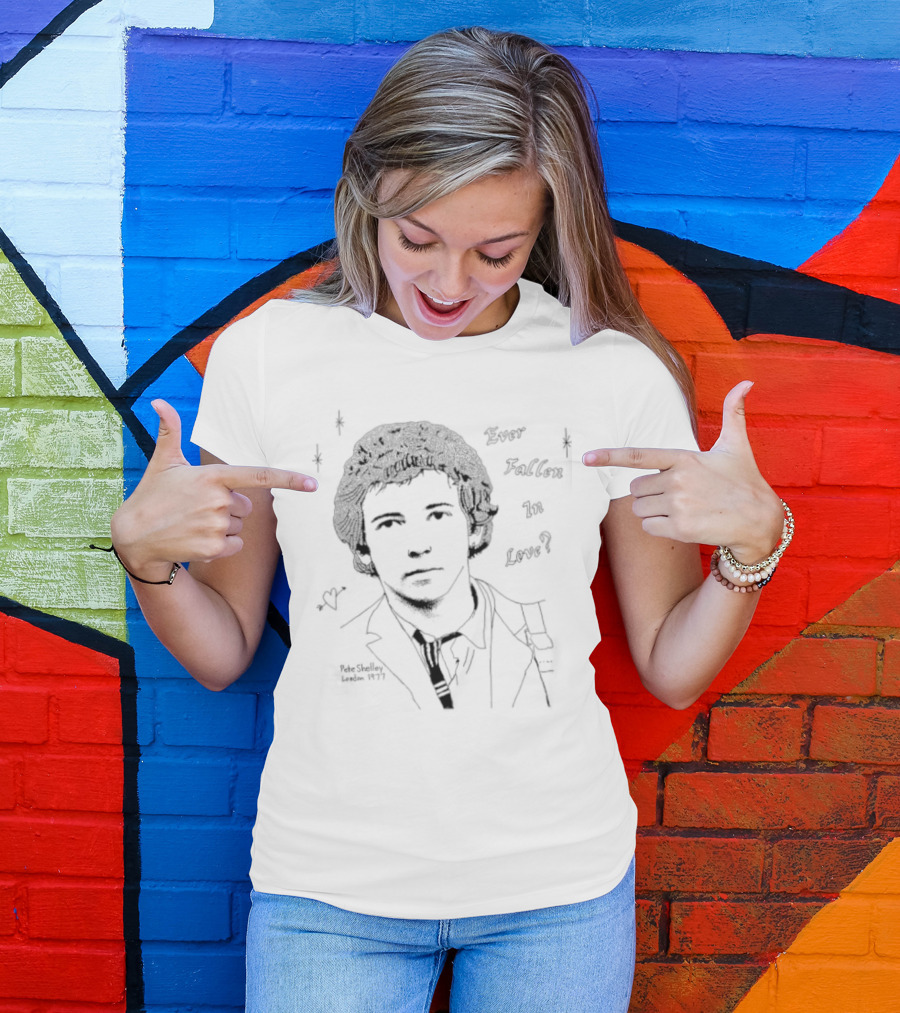 Pete Shelley Ever Fallen In Love London 1977 Buzzcocks Punk Rock T-Shirt