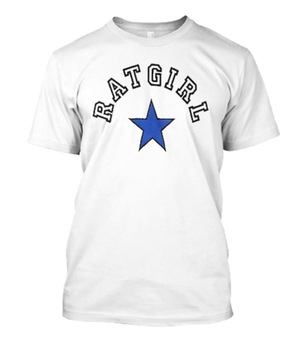 Stray Rats Ratgirl Star Blue T-Shirt