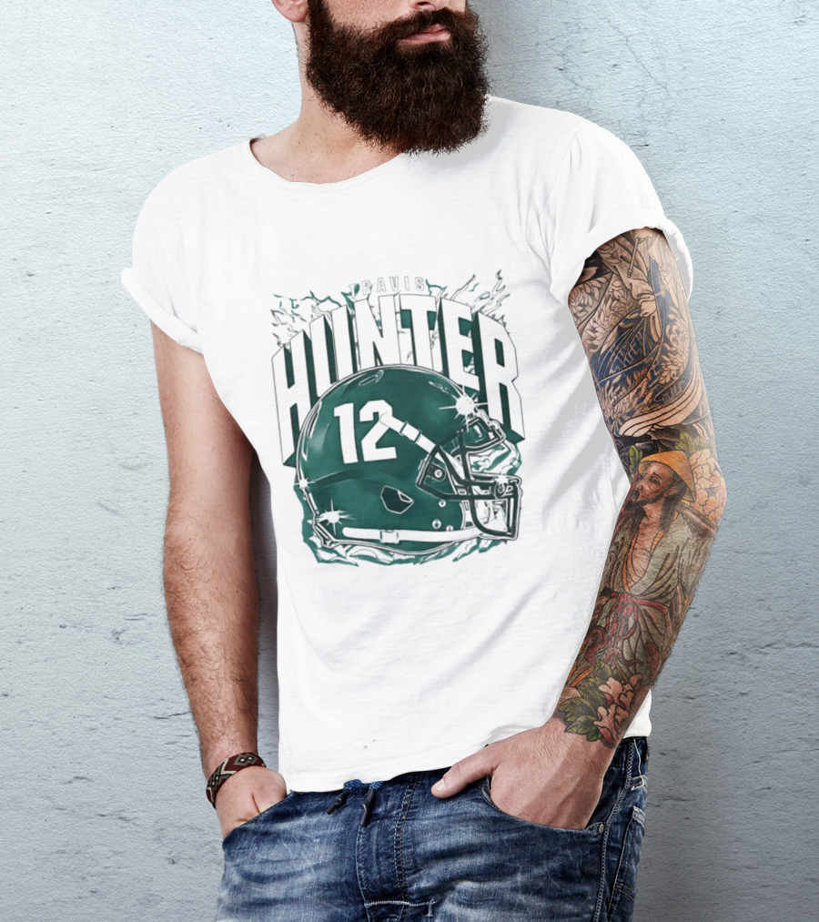Travis Hunter 12 Helmet Jacksonville Jaguars Sports Fan T-Shirt