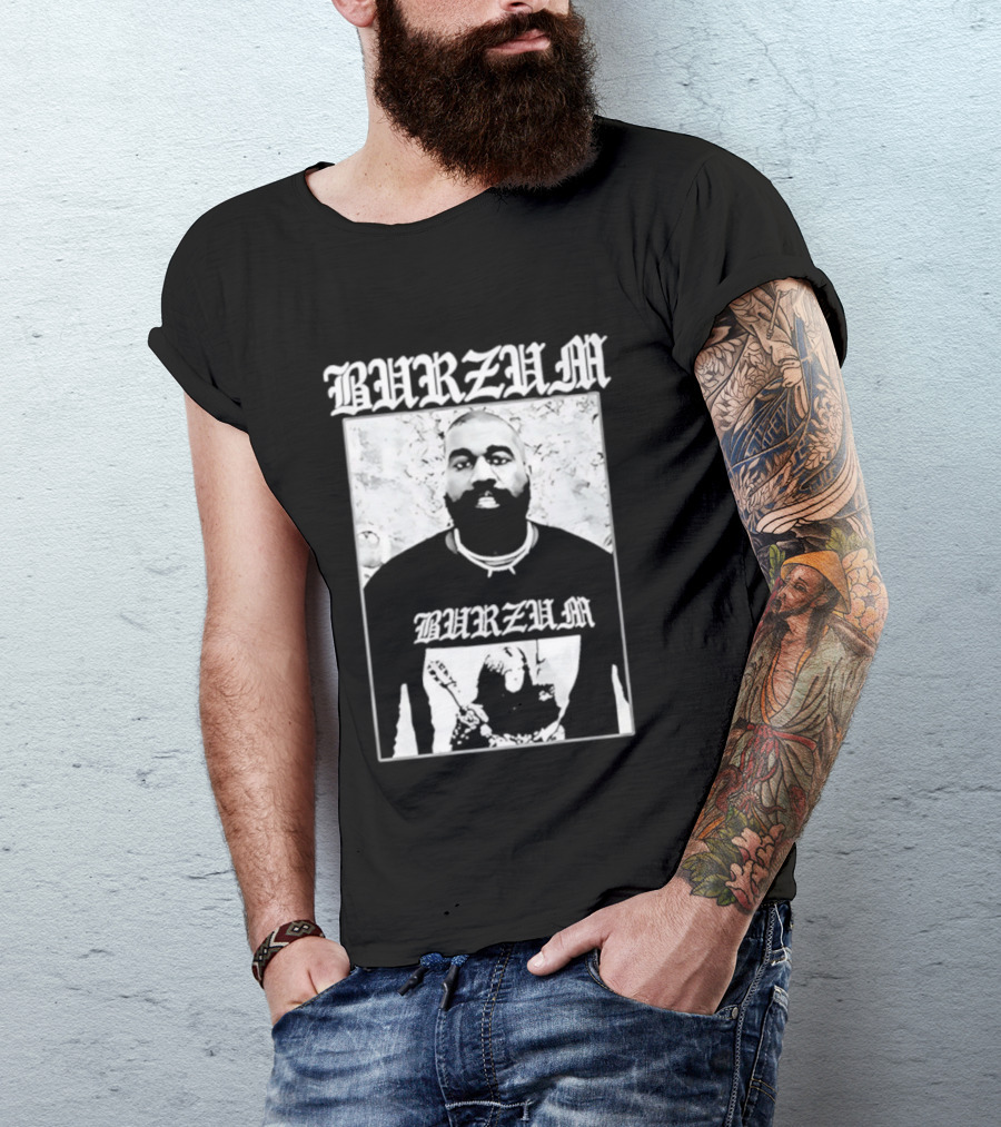 Kanye West Burzum Black Metal T-Shirt