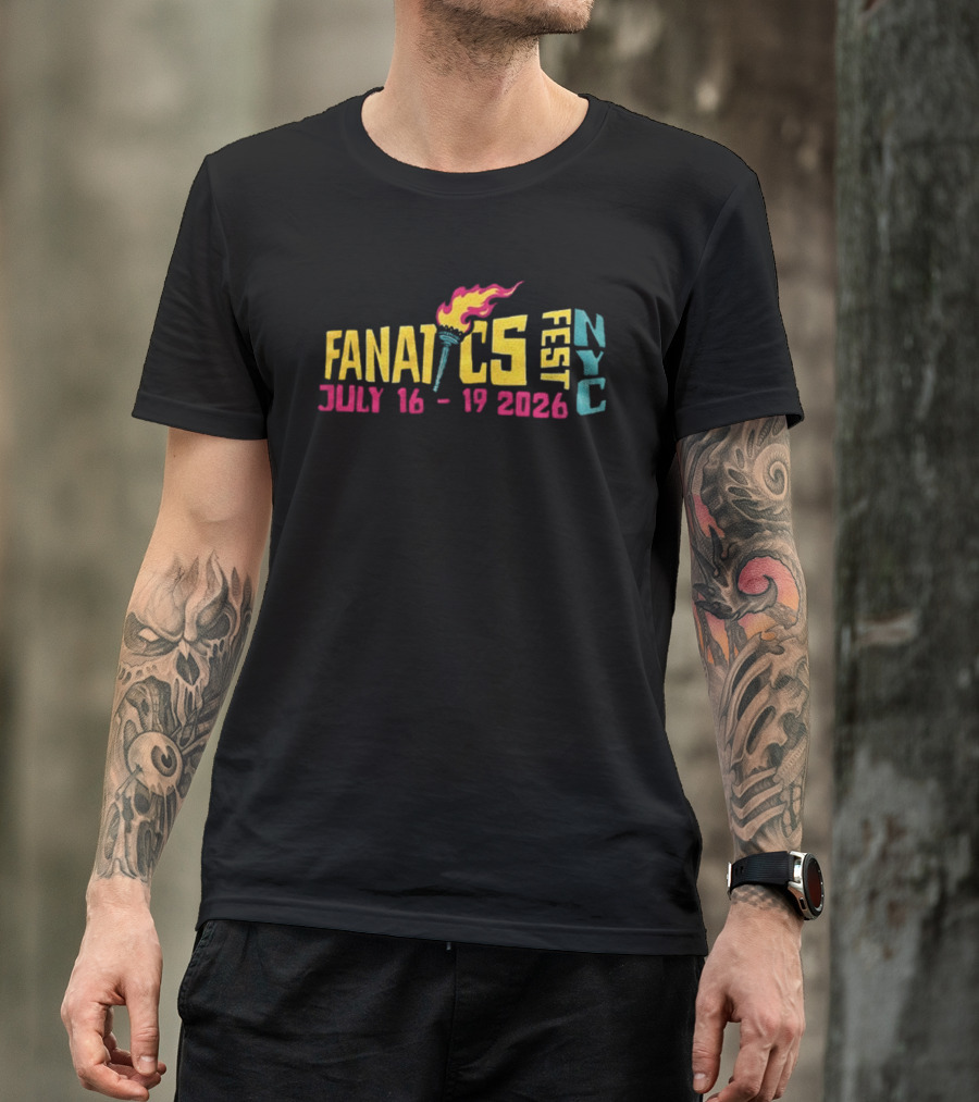 Fanatics Fest NYC July 16 19 2026 Exclusive T-Shirt