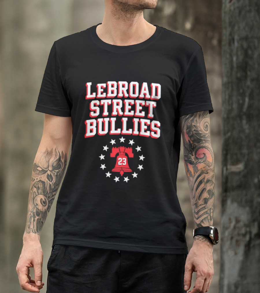 LeBroad Street Bullies 23 Liberty Bell Stars T-Shirt