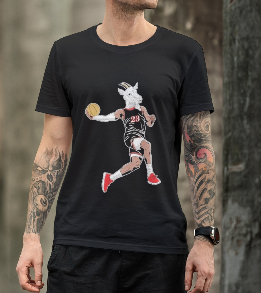 Lebron James 23 Goat Philly Basketball Legend Fan T-Shirt