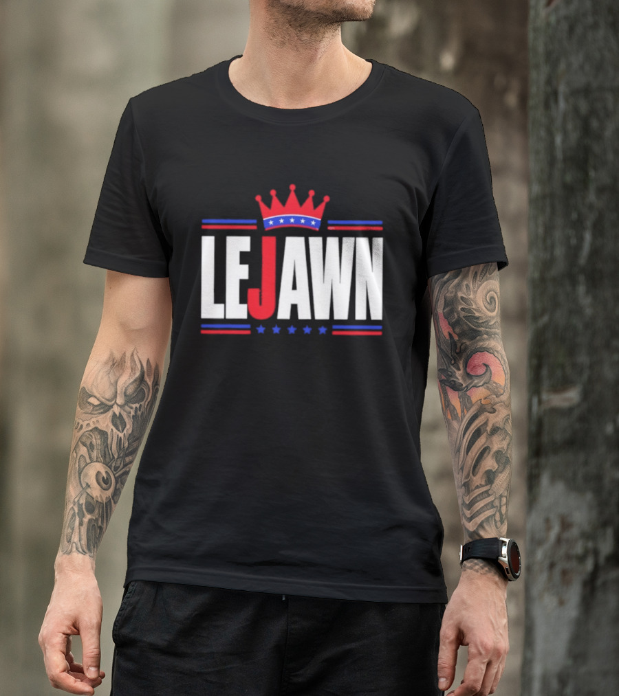LeJawn King Crown LeBron James Philadelphia 76ers NBA 2026 T-Shirt