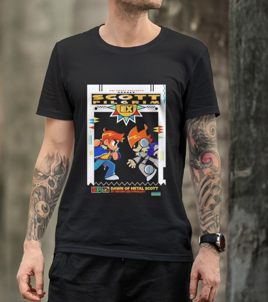 Scott Pilgrim Oni Press Bryan Lee O'Malley Damns Of Nega Scott T-Shirt
