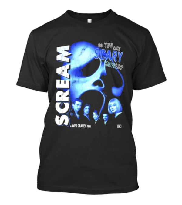 Scream Do You Like Scary Movies A Wes Craven Film Retro Collage T-Shirt