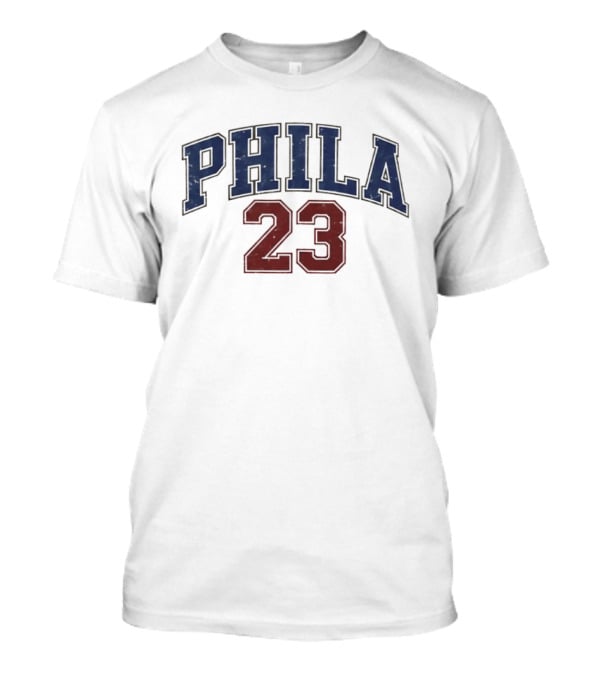 Phila 23 LeBron James Philadelphia 76ers NBA 2026 T-Shirt