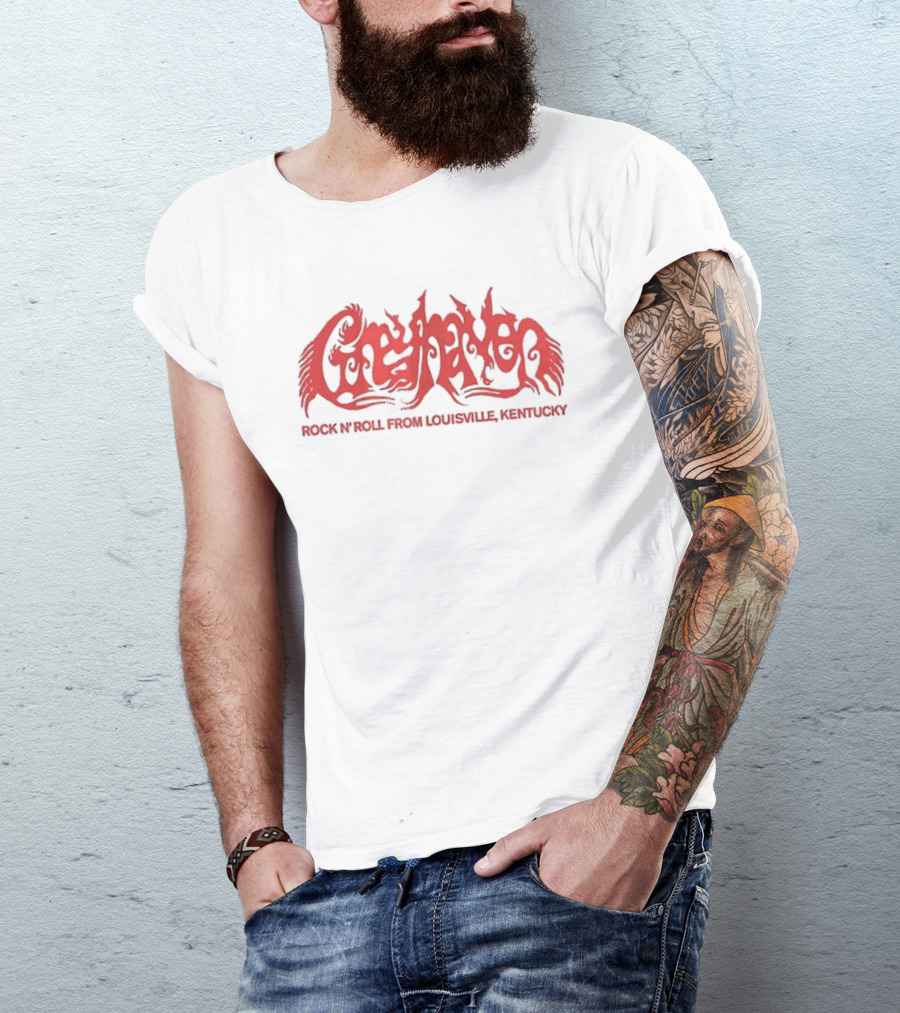 Greyhaven Rock N'Roll From Louisville Kentucky Keep It Quiet Two Sided T-Shirt
