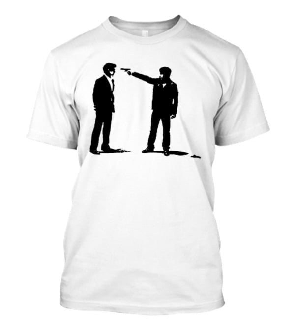 Infernal Affairs Hong Kong Crime Drama Iconic Confrontation Scene T-Shirt