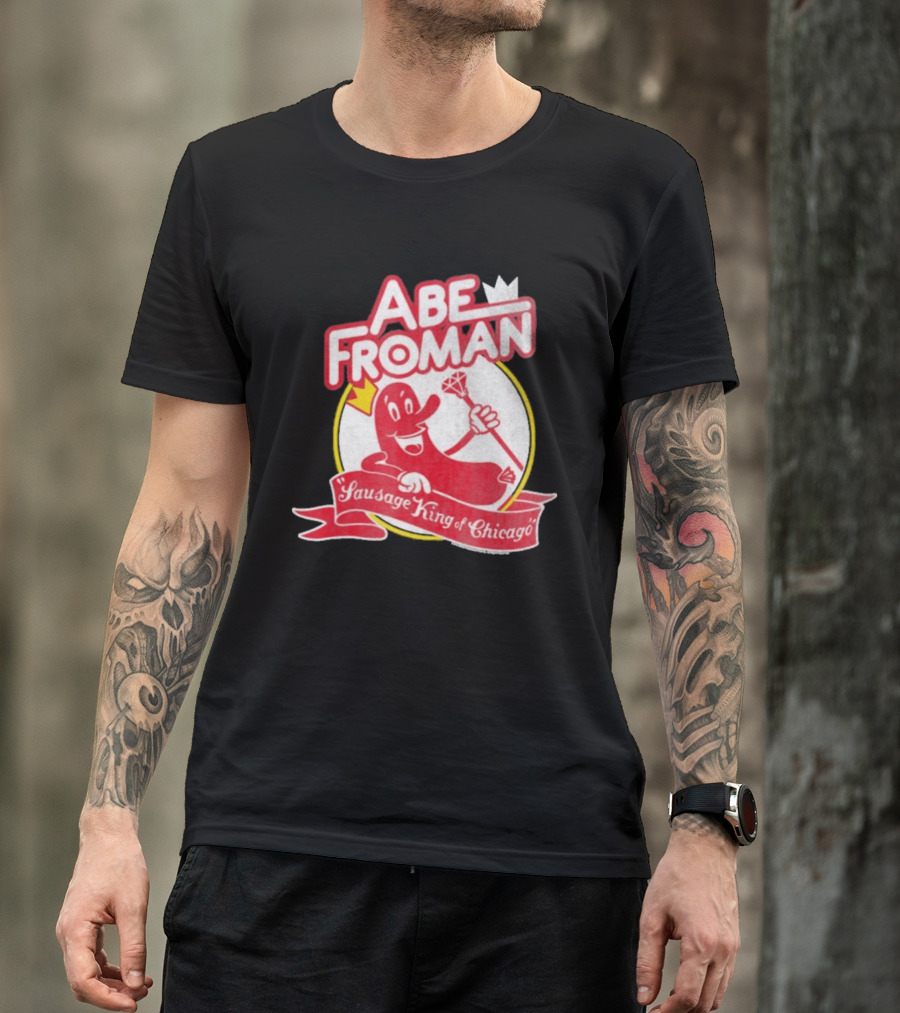 Abe Froman Sausage King Of Chicago Diamond Cane And Crown T-Shirt