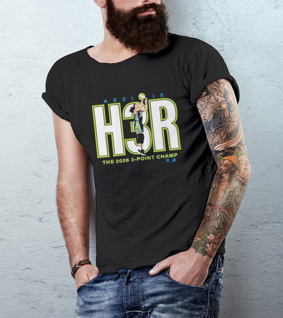 Azzi Is Her H3R The 2026 3 Point Champ T-Shirt