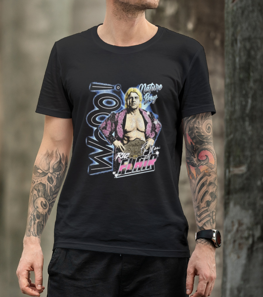 Ric Flair Nature Boy Wooo Wrestling Flair WWE T-Shirt