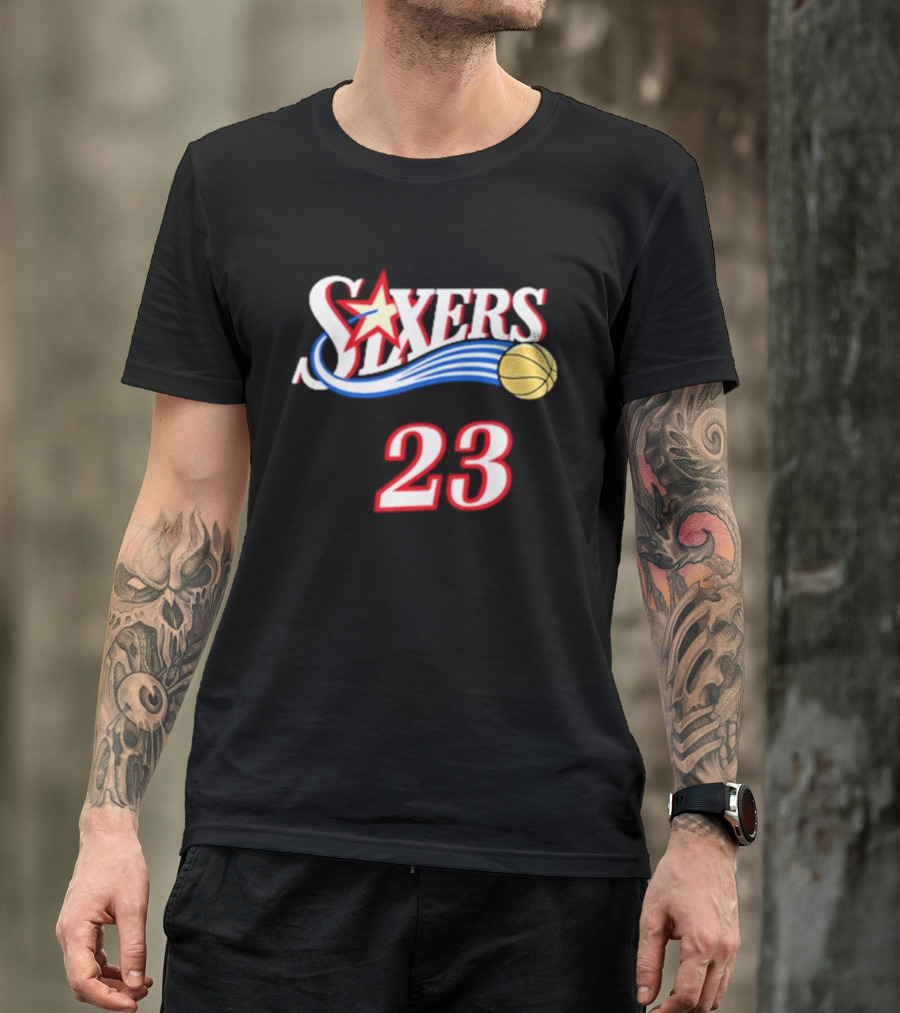 Sixers Basketball Star 23 T-Shirt